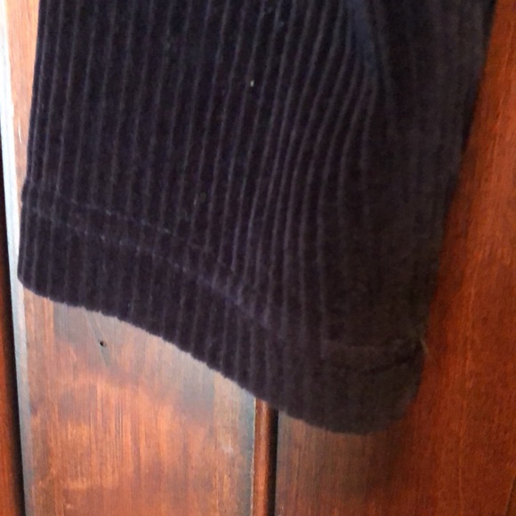 Jones of New York Sport Navy velvet type hooded zipper jacket size Med. - Picture 5 of 8